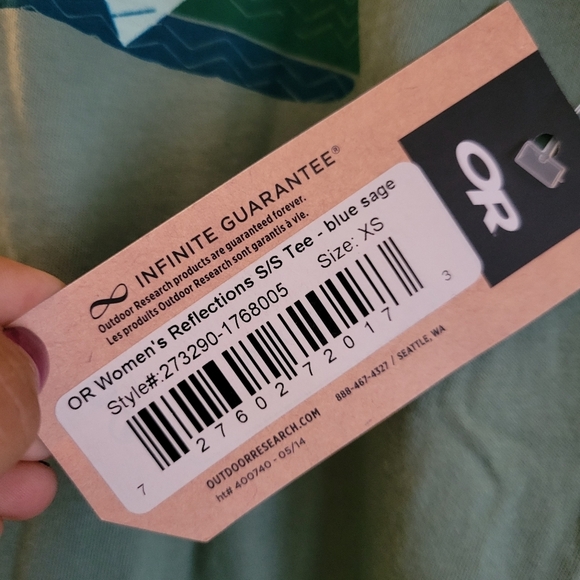 OR Reflections Tee Short Sleeve NWT XS - Picture 2 of 3